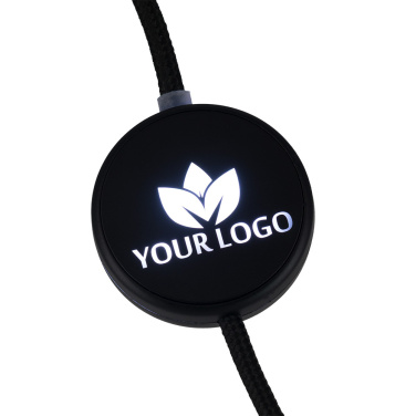 Logotrade promotional product image of: Cable 4in1 with illuminated logo - LH-ZM02