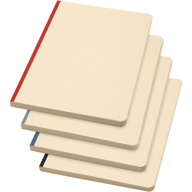 Logo trade promotional merchandise image of: Liliana A5 sugarcane and RPET soft cover notebook