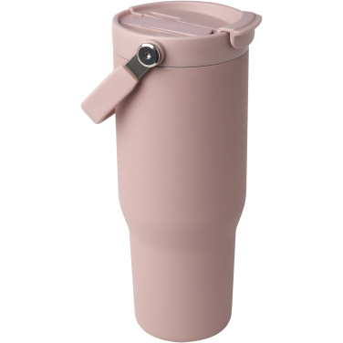 Logotrade corporate gift image of: Bronx 900 ml RCS recycled stainless steel copper vacuum insulated tumbler with dual function lid