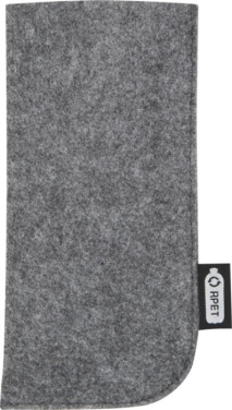 Logo trade promotional merchandise photo of: Felta GRS recycled pouch for glasses