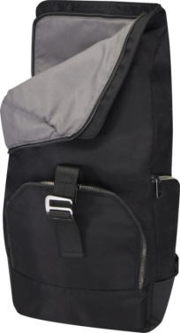 Logotrade advertising products photo of: Rhine 15” GRS recycled rolltop backpack 18L