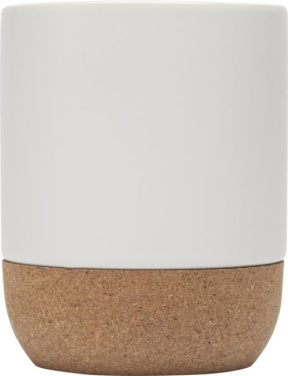 Logotrade promotional item image of: Billie 300 ml ceramic mug with cork details and matt finish