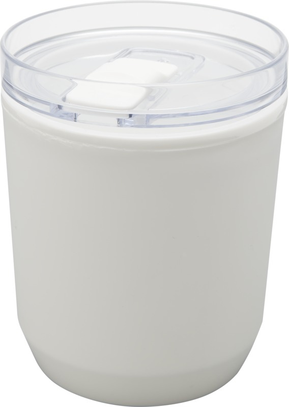 Logotrade promotional giveaway image of: Hudson 180 ml recycled plastic double-wall tumbler