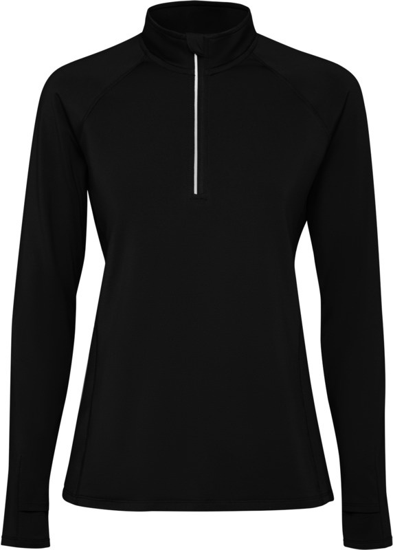 Logotrade advertising product image of: Estambul long sleeve women's half zip sweatshirt