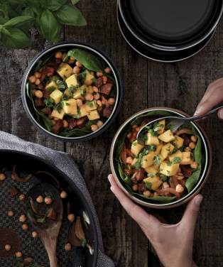 Logotrade promotional items photo of: Black+Blum Glass Lunch Bowl 750ml