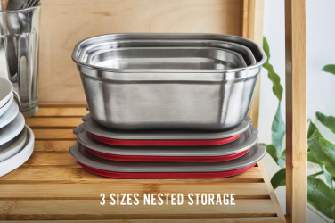 Logo trade advertising product photo of: Black+Blum Mealprep Box 3pcs Set Small, Medium, Large