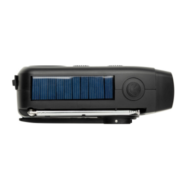 Logo trade corporate gifts picture of: RescueWave RCS recycled plastic emergency radio