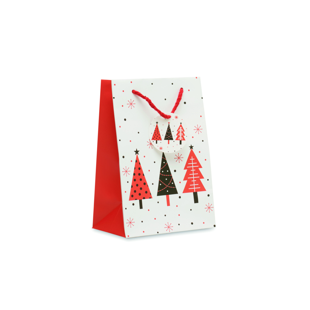 Logo trade advertising products picture of: Gift paper bag small