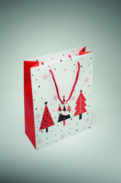 Logo trade promotional giveaways image of: Gift paper bag large