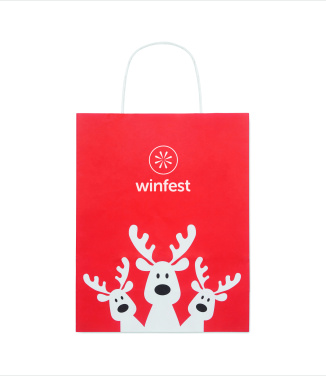 Logo trade advertising products picture of: Gift paper bag small