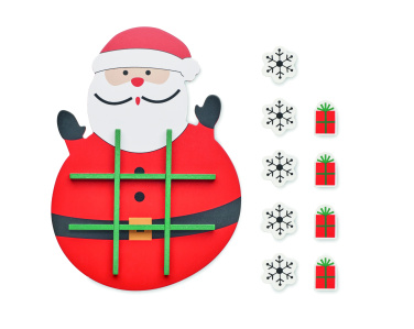 Logotrade promotional item image of: Christmas wooden tic tac toe