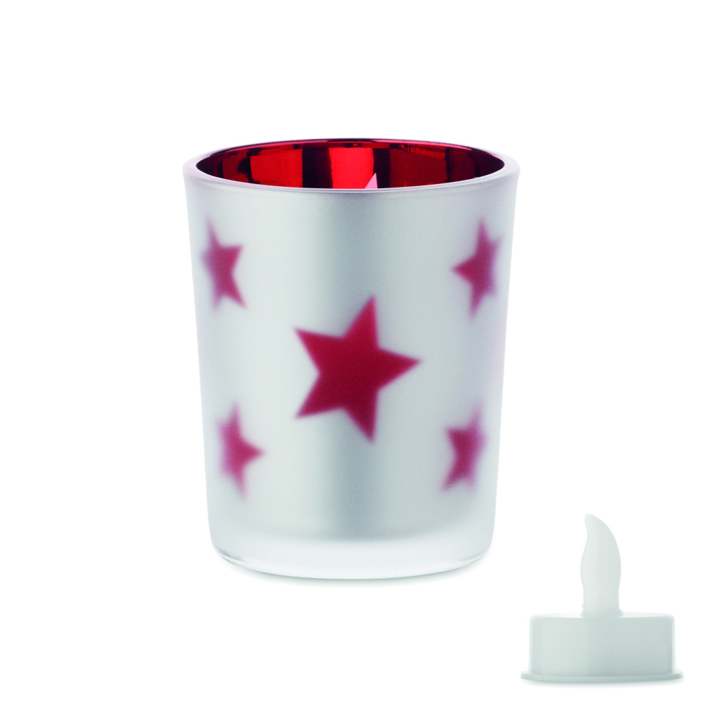 Logo trade promotional giveaway photo of: LED tea light candle