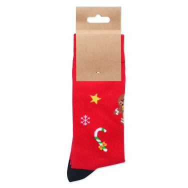 Logotrade promotional giveaway picture of: Pair of Christmas socks L