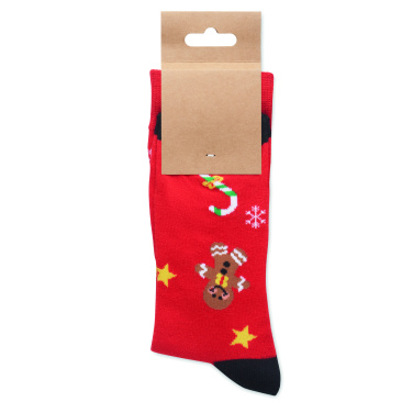 Logotrade promotional product image of: Pair of Christmas socks L
