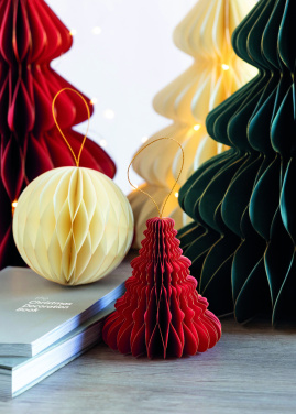 Logotrade advertising products photo of: Christmas paper tree hanger
