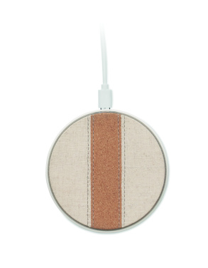 Logotrade promotional merchandise photo of: Cork wireless charger 15W