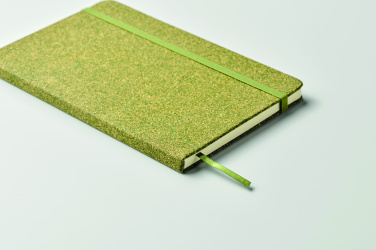 Logo trade business gifts image of: A5 notebook with hard cover