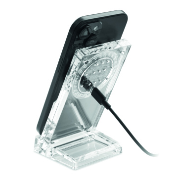Logotrade advertising products photo of: Acrylic wireless charger 15W