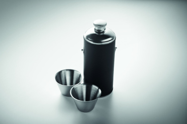 Logo trade promotional products picture of: Hip flask with shot cups