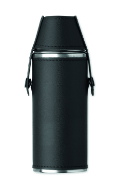 Logo trade corporate gifts picture of: Hip flask with shot cups