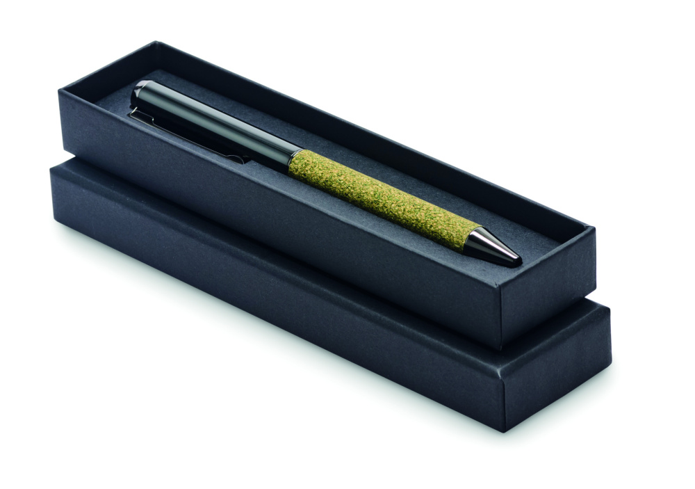 Logo trade business gift photo of: Twist metal ballpen in box