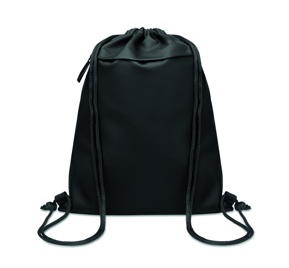 Logo trade business gift photo of: Drawstring bag in 600D RPET