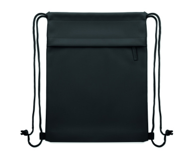 Logo trade advertising products picture of: Drawstring bag in 600D RPET