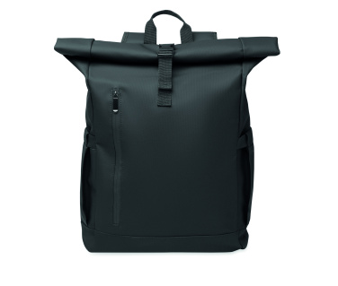 Logo trade promotional gift photo of: Rolltop laptop rucksack 600D