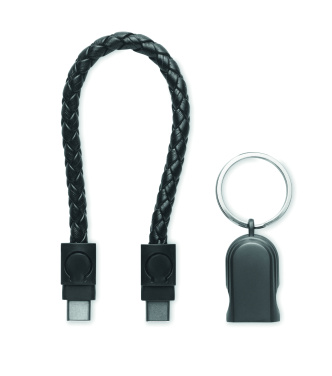Logo trade corporate gift photo of: Key ring loop cable type-C