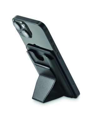 Logo trade advertising products picture of: Magnetic PU cardholder