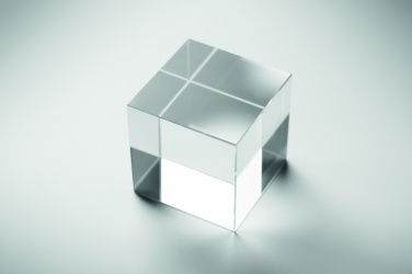 Logo trade business gift photo of: Glass cube award