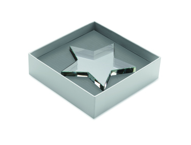 Logo trade promotional gifts image of: Glass star award