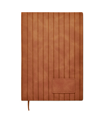 Logo trade advertising products picture of: A5 notebook in smokey PU