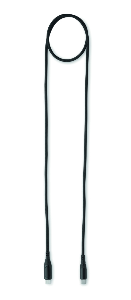 Logo trade promotional merchandise photo of: 100W charging cable type-C