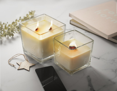 Logo trade promotional merchandise image of: Plant based wax candle 1300 gr