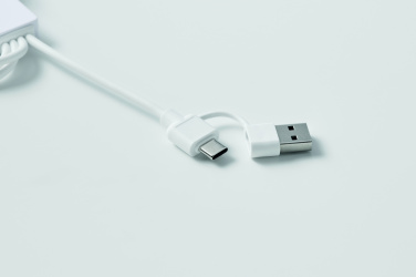 Logotrade promotional product image of: 2 in 1 charging cable type-C