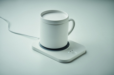 Logotrade corporate gift picture of: Wireless charger mug warmer set