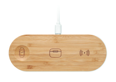 Logotrade business gift image of: 3 in 1 15W wireless charger