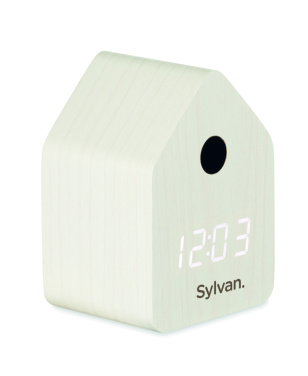 Logo trade advertising product photo of: MDF cuckoo alarm clock