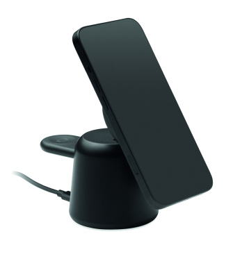 Logotrade promotional item picture of: 3 in 1 wireless charger 15W