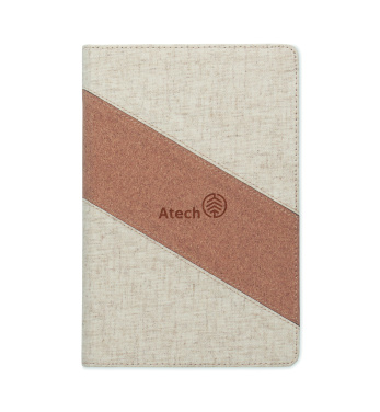 Logo trade corporate gift photo of: A5 notebook with 15W charger
