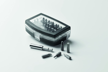 Logo trade promotional items image of: 32 pcs screwdriver bit set