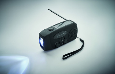 Logotrade advertising product image of: Portable radio SOS with LED torch