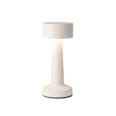 Logo trade promotional merchandise picture of: VINGA Maris RCS recycled ABS table lamp