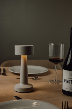 Logo trade promotional merchandise picture of: VINGA Maris RCS recycled ABS table lamp