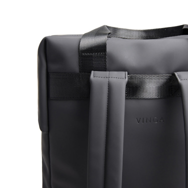 Logo trade promotional giveaway photo of: VINGA Baltimore RCS tote backpack
