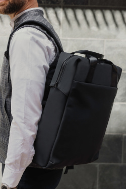 Logo trade promotional giveaways image of: VINGA Baltimore RCS tote backpack