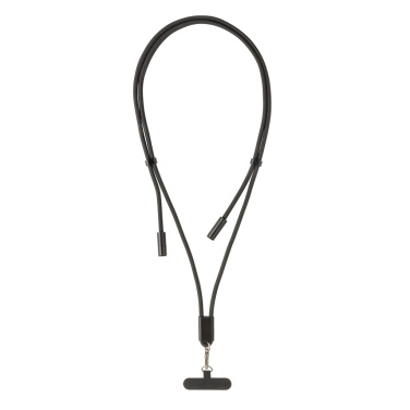 Logo trade promotional giveaways image of: LoopAmp RCS RPET adjustable phone cord with 60W cable