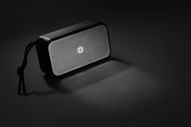 Logo trade promotional merchandise picture of: Swiss Peak RCS recycled aluminium 10W bass speaker