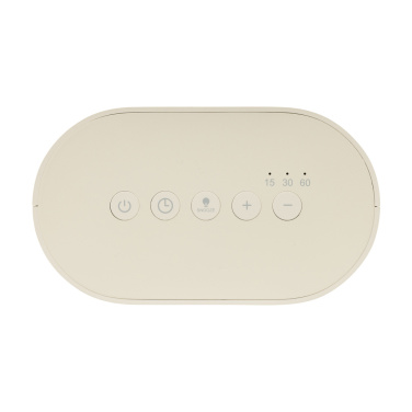 Logotrade promotional gift image of: LumaRise RCS reycled plastic white noise alarm clock